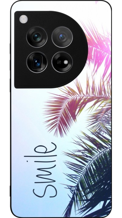 OnePlus 12 Case Hülle - Silikon schwarz Smile 05