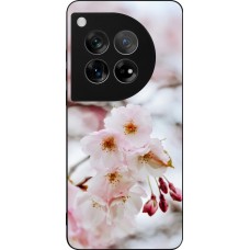OnePlus 12 Case Hülle - Silikon schwarz Cherry tree Spring 2026