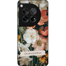 OnePlus 12 Case Hülle - Silikon schwarz Full Bloom Spring 2026