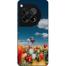 OnePlus 12 Case Hülle - Silikon schwarz Hot air balloon Spring 2026