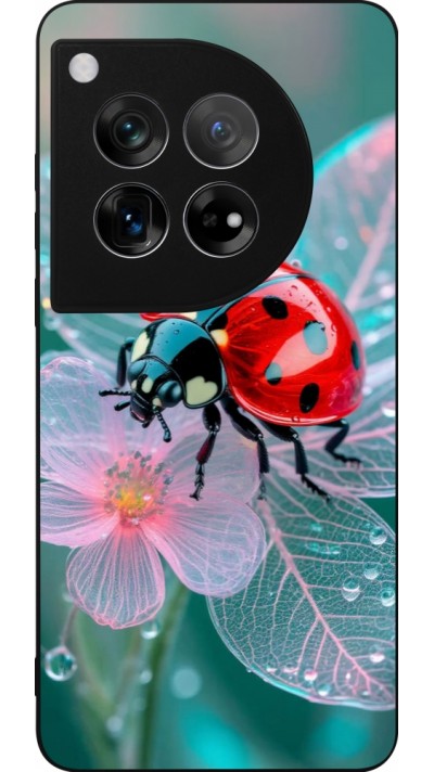 OnePlus 12 Case Hülle - Silikon schwarz Ladybird in bloom Spring 2026