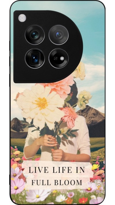 OnePlus 12 Case Hülle - Silikon schwarz Live life in full moon Spring 2026