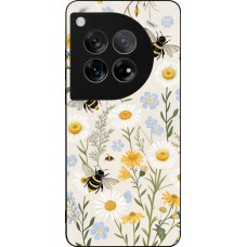 OnePlus 12 Case Hülle - Silikon schwarz Pattern bees Spring 2026