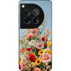 OnePlus 12 Case Hülle - Silikon schwarz Spring flowers Spring 2026