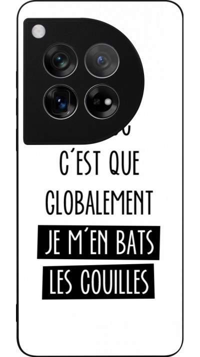OnePlus 12 Case Hülle - Silikon schwarz Le truc globalement bats les couilles