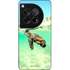 OnePlus 12 Case Hülle - Silikon schwarz Turtle Underwater