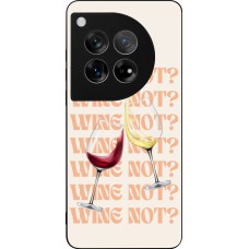 OnePlus 12 Case Hülle - Silikon schwarz Wine not