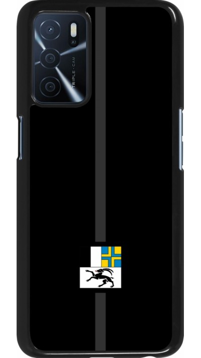 OPPO A16s Case Hülle - Kanton GR schwarz
