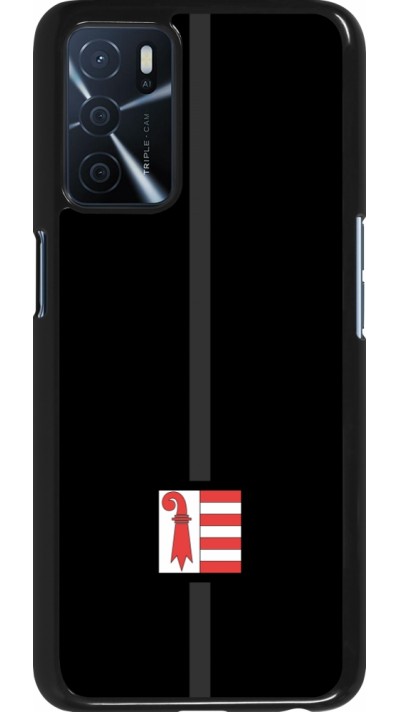 OPPO A16s Case Hülle - Kanton JU schwarz