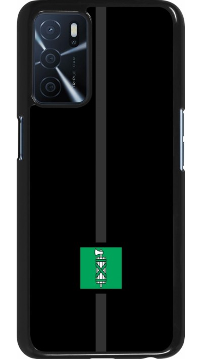 OPPO A16s Case Hülle - Kanton SG schwarz