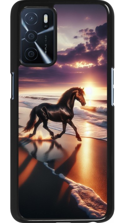 OPPO A16s Case Hülle - Pferd majestätisch Strand