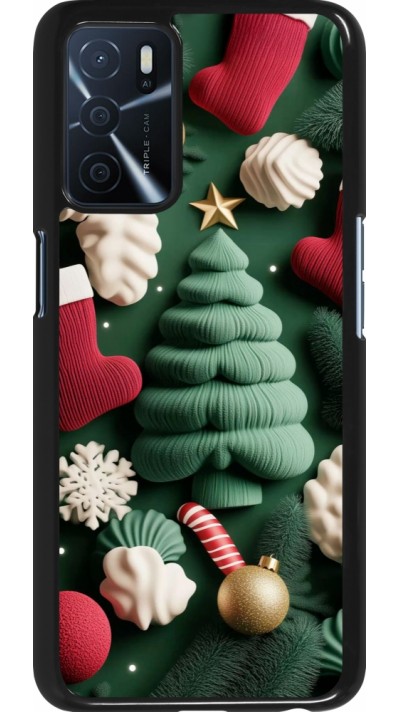 OPPO A16s Case Hülle - Christmas 25 Christmas textiles