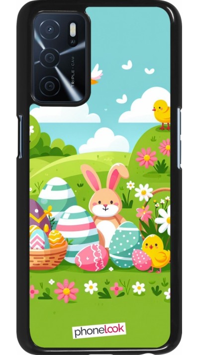 OPPO A16s Case Hülle - Ostern 2025 Gruen