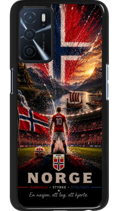 Coque OPPO A16s - Football Norvège splash 2026