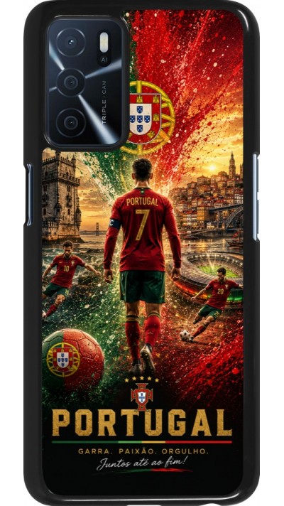 Coque OPPO A16s - Football Portugal splash 2026