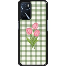 OPPO A16s Case Hülle - Green vichy tulips Spring 2026