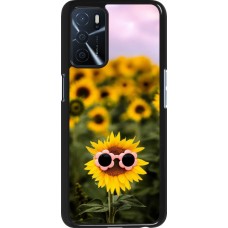 OPPO A16s Case Hülle - Sunflower with glasses Spring 2026