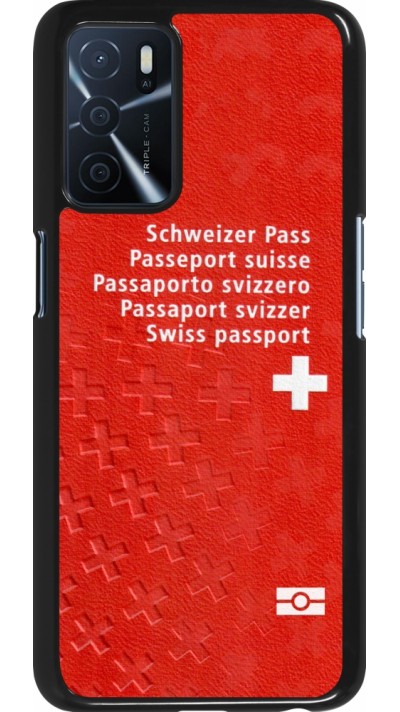 Oppo A16s Case Hülle - Swiss Passport