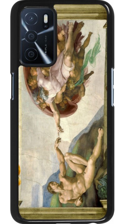 OPPO A16s Case Hülle - Kunstbild - Die Erschaffung Adams - Michelangelo
