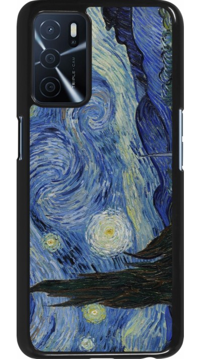 OPPO A16s Case Hülle - Kunstbild - Sternennacht - Van Gogh