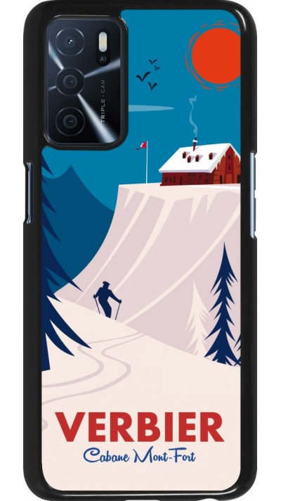 Oppo A16s Case Hülle - Verbier Cabane Mont-Fort