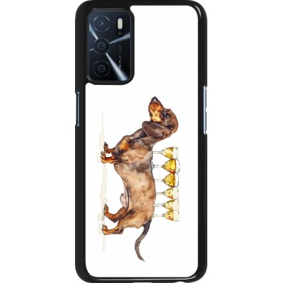 OPPO A16s Case Hülle - Wine Teckel