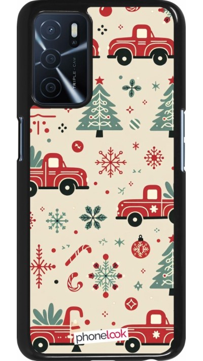 OPPO A16s Case Hülle - Weihnachten 2024 Lkw Tanne