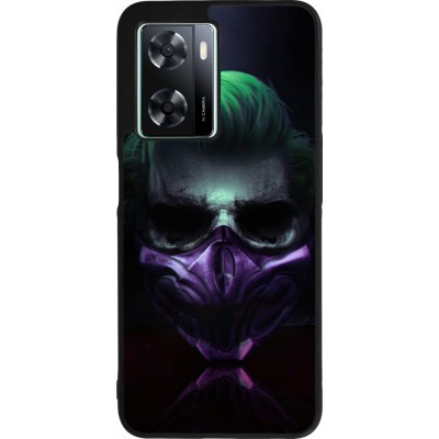 OPPO A57 5G Case Hülle - Silikon schwarz Halloween 20 21