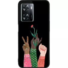 Coque OPPO A57 5G - Silicone rigide noir Womens day 2026 2
