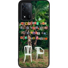 OPPO A93s 5G Case Hülle - Silikon schwarz Chairs DTMF