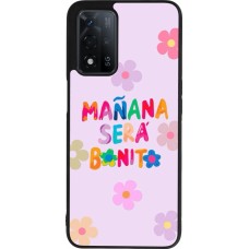 OPPO A93s 5G Case Hülle - Silikon schwarz Karol G Manana sera bonito