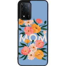 OPPO A93s 5G Case Hülle - Silikon schwarz Mom 2026 Flowers