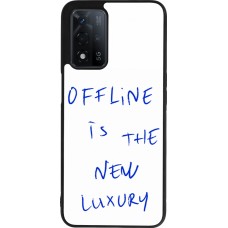 OPPO A93s 5G Case Hülle - Silikon schwarz Offline is the new luxury
