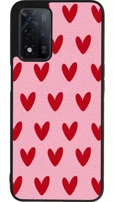 Coque OPPO A93s 5G - Silicone rigide noir Saint Valentines Day 26 Pattern heart