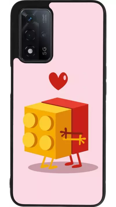 Coque OPPO A93s 5G - Silicone rigide noir Saint Valentines Day 26 Puzzle
