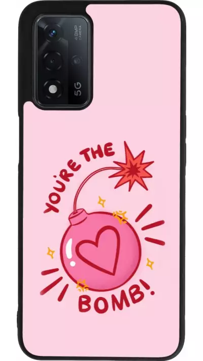 Coque OPPO A93s 5G - Silicone rigide noir Saint Valentines Day 26 You are the bomb