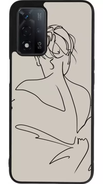 Coque OPPO A93s 5G - Silicone rigide noir Salnikova 05