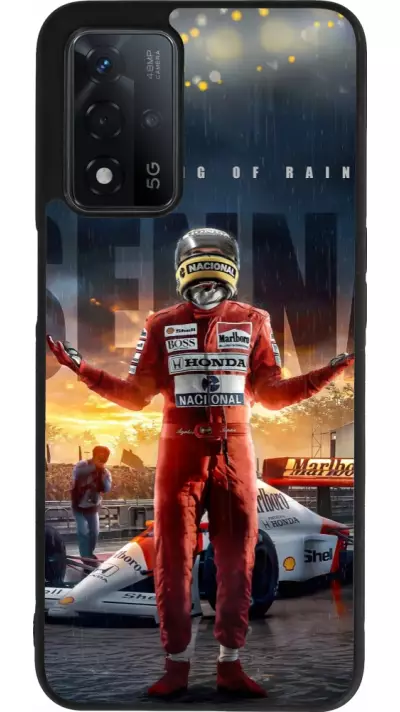 Coque OPPO A93s 5G - Silicone rigide noir Senna The King of Rain
