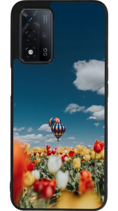 OPPO A93s 5G Case Hülle - Silikon schwarz Hot air balloon Spring 2026