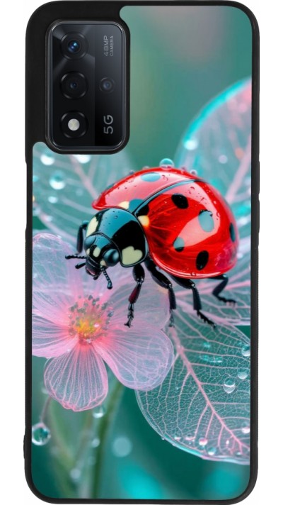 OPPO A93s 5G Case Hülle - Silikon schwarz Ladybird in bloom Spring 2026