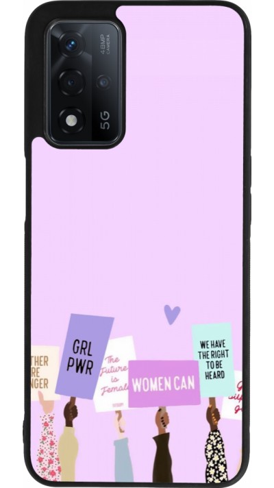OPPO A93s 5G Case Hülle - Silikon schwarz Womens day 2026 9
