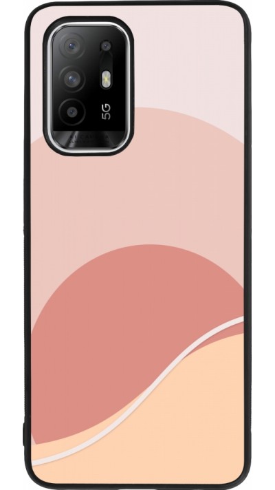 OPPO F19 Pro+ Case Hülle - Silikon schwarz Autumn 22 abstract sunrise