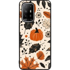 OPPO F19 Pro+ Case Hülle - Silikon schwarz Autumn 2024 nature