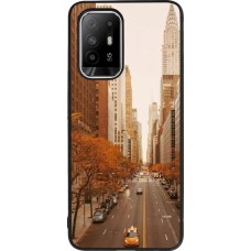 OPPO F19 Pro+ Case Hülle - Silikon schwarz Autumn 2024 New York city