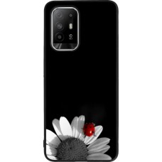 OPPO F19 Pro+ Case Hülle - Silikon schwarz Black and white Cox