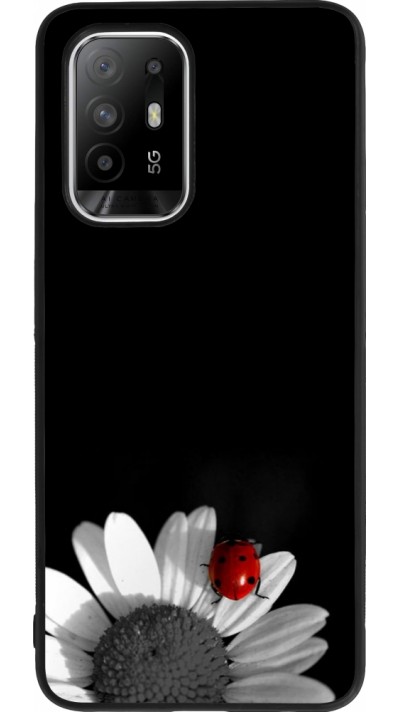 OPPO F19 Pro+ Case Hülle - Silikon schwarz Black and white Cox