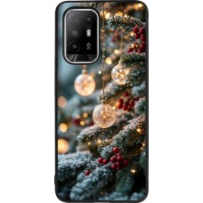 OPPO F19 Pro+ Case Hülle - Silikon schwarz Christmas 25 Xmas Decorated Tree