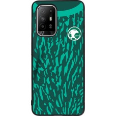 OPPO F19 Pro+ Case Hülle - Silikon schwarz Saudi-Arabien 2022 personalisierbares Fussballtrikot