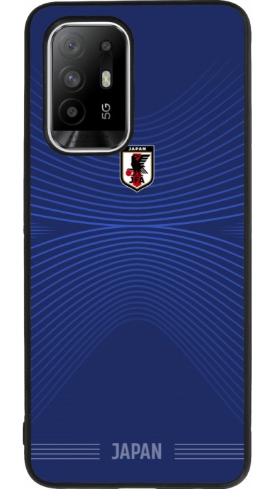 OPPO F19 Pro+ Case Hülle - Silikon schwarz Japan 2022 personalisierbares Fussballtrikot