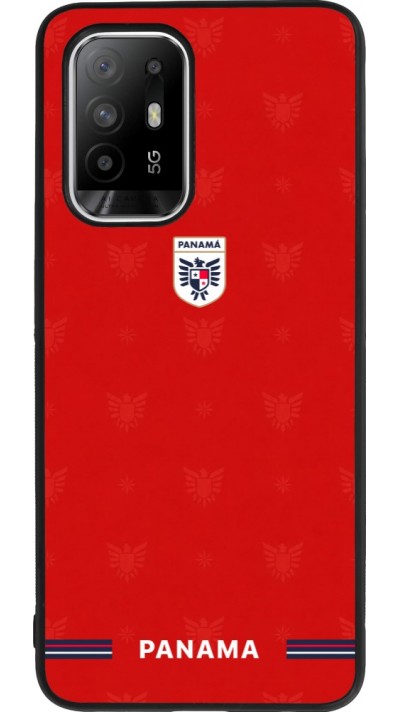Coque OPPO F19 Pro+ - Silicone rigide noir Maillot de football Panama 2026 personnalisable